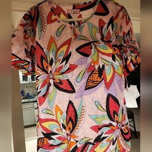 Koi scrub top 2x women's